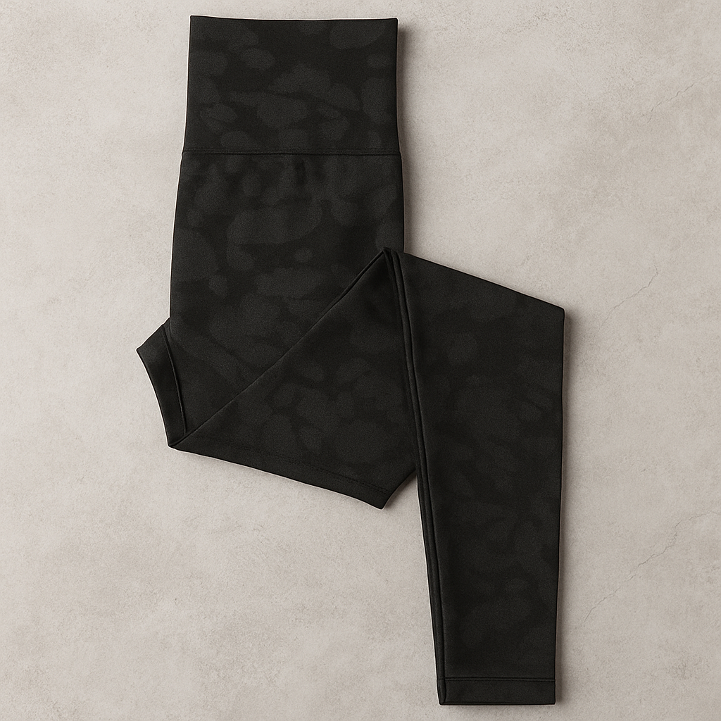 Adapt Leggings Black & Grey Camo