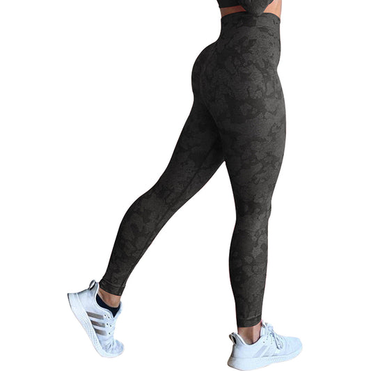 Adapt Leggings Black & Grey Camo