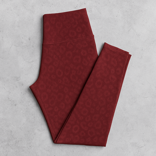 Adapt Leggings Red Leopard
